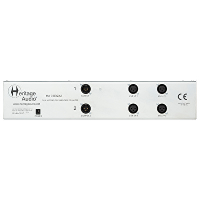 HERITAGE AUDIO HA73EQX2 Elite ´73 Dual Mikrofon Preamfisi / DI / EQ